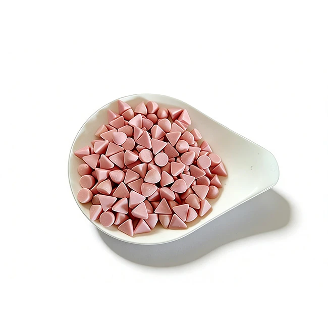 Pink Resin Abrasive Media