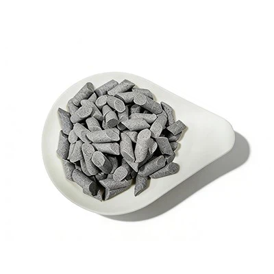 Mezzi abrasivi cilindrici conici in allumina fusa marrone